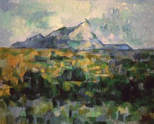 Der Berg Sainte-Victoire von Paul Cézanne