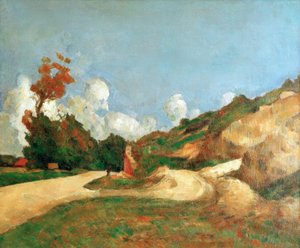 Die Straße von Paul Cézanne