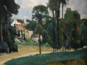 Die Straße von Pontoise von Paul Cézanne