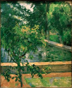 Das Becken von Jas de Bouffan von Paul Cézanne
