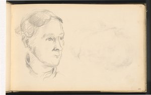 Madame Cézanne, 1882-1887 von Paul Cézanne