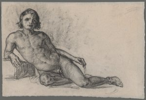 Männlicher Akt von Paul Cézanne