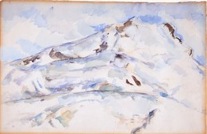 Mont Sainte-Victoire von Paul Cézanne