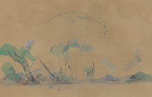 Mont Sainte-Victoire [recto], ca. 1895