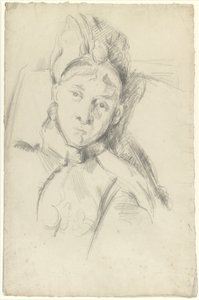 Porträt von Hortense Cézanne-Figuet, der Frau des Künstlers von Paul Cézanne