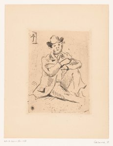Porträt von Armand Guillaumin von Paul Cézanne