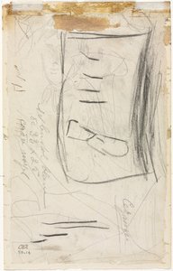 Skizze von Madame Cézanne (verso)