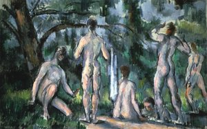 Studie von Badenden, 1890