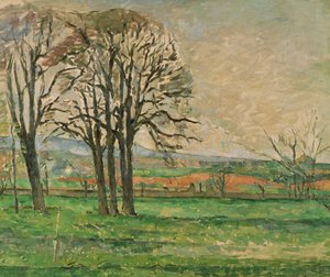 Die kahlen Bäume in Jas de Bouffan, 1885-1886