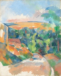 Die Biegung der Straße, 1900-1906 von Paul Cézanne