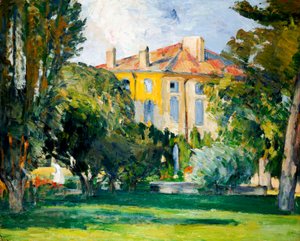 Das Haus in Jas de Bouffan, 1882-85 von Paul Cézanne