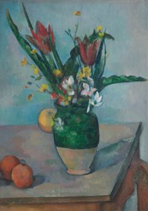 Die Vase mit Tulpen von Paul Cézanne