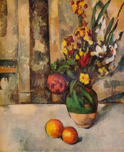 Vase de Fleurs et Pommes