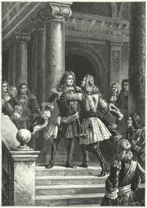 Marschall Villars und Prinz Eugen von Savoyen verhandeln den Frieden von Rastatt