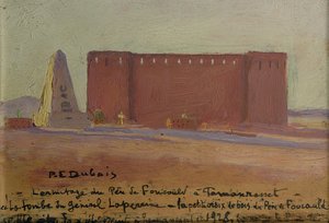 Die Einsiedelei von Pater Charles Eugene de Foucauld (1858-1916) in Tamanrasset von Paul Elie Dubois
