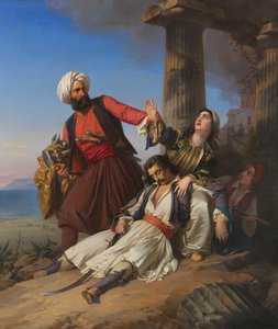 Szene aus dem griechischen Unabhängigkeitskrieg, 1841