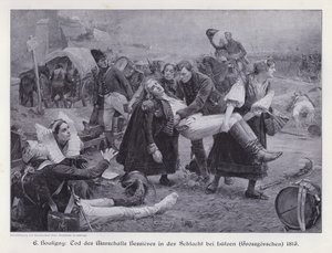 Tod von Marschall Bessières in der Schlacht bei Lützen