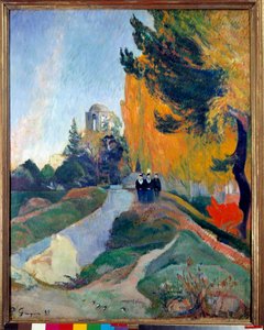 Alyscamps in Arles. Gemälde von Paul Gauguin (1848-1903)