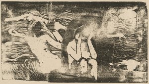 An den schwarzen Felsen Aux roches noires, um oder nach 1895 von Paul Gauguin