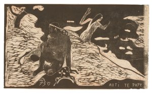 Auti te pape (Frauen am Fluss), aus der Noa Noa Suite von Paul Gauguin