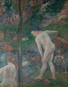 Badende in der Bretagne Zwei Badende, 1887 von Paul Gauguin