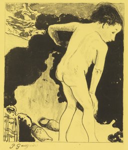Badegäste in der Bretagne, aus der Volpini Suite: Dessins lithographiques von Paul Gauguin
