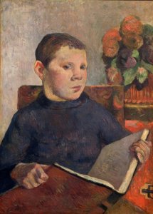 Bildnis des Sohnes Clovis mit einem Buch