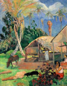 Die schwarzen Schweine von Paul Gauguin