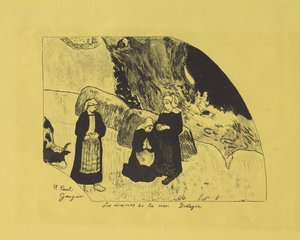 Dramen des Meeres: Bretagne, 1889 von Paul Gauguin