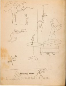 Zeichnung aus einem Album von Zeichnungen für den jungen Jacques Bousquet, 1889-90 von Paul Gauguin
