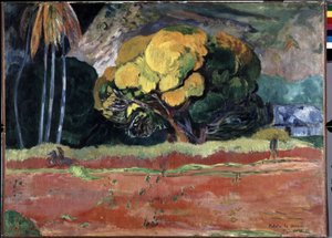 Fatata Te Moua (Am Fuße des Berges oder Am großen Berg) von Paul Gauguin