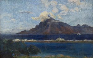 Landschaft von Te vaa von Paul Gauguin