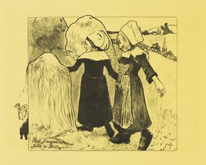 Freuden der Bretagne, 1889 von Paul Gauguin