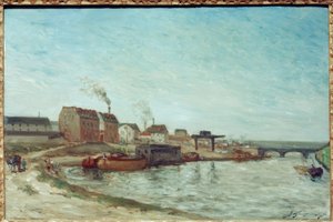 Die Seine an der Pont de Grenelle
