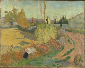 Landschaft aus Arles von Paul Gauguin