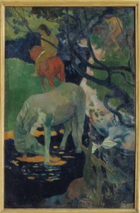 Das weiße Pferd von Paul Gauguin
