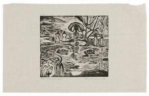 Mahana atua (Tag des Gottes) von Paul Gauguin