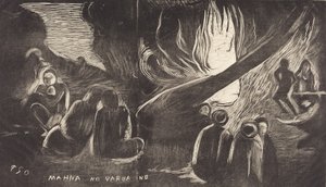 Mahna no Varua Ino Der Teufel spricht von Paul Gauguin
