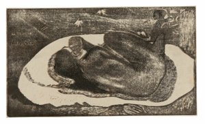 Manao tupapau (Sie denkt an den Geist oder Der Geist denkt an sie), aus der Noa Noa Suite