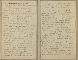 Manuskriptseiten von Paul Gauguin
