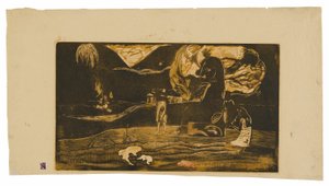 Maruru (Dankesgaben), aus der Noa Noa Suite von Paul Gauguin