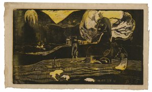 Maruru (Dankesgaben), aus der Noa Noa Suite von Paul Gauguin