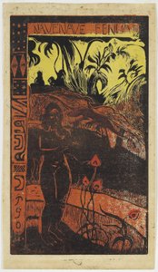 Nave Nave Fenua aus der Noa Noa Serie von Paul Gauguin