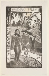 Nave Nave Fenua, aus der Serie „Noa Noa“ von Paul Gauguin