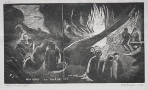 Noa Noa; Der Teufel spricht (Mahna No Varua Ino) von Paul Gauguin