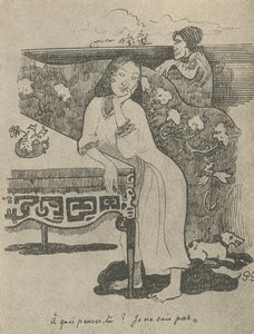 Woran denkst du? Ich weiß es nicht, 1936 von Paul Gauguin