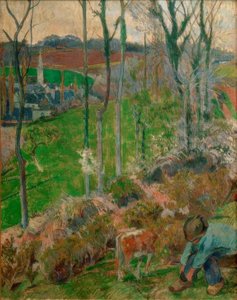 Landschaft in Pont-Aven, Bretagne von Paul Gauguin