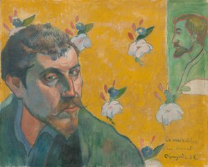 Selbstporträt, Les Miserables von Paul Gauguin