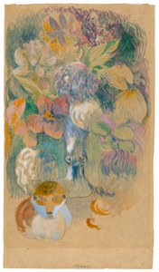 Stillleben mit Katze