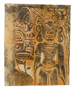 Tahitische Göttin Hina von Paul Gauguin